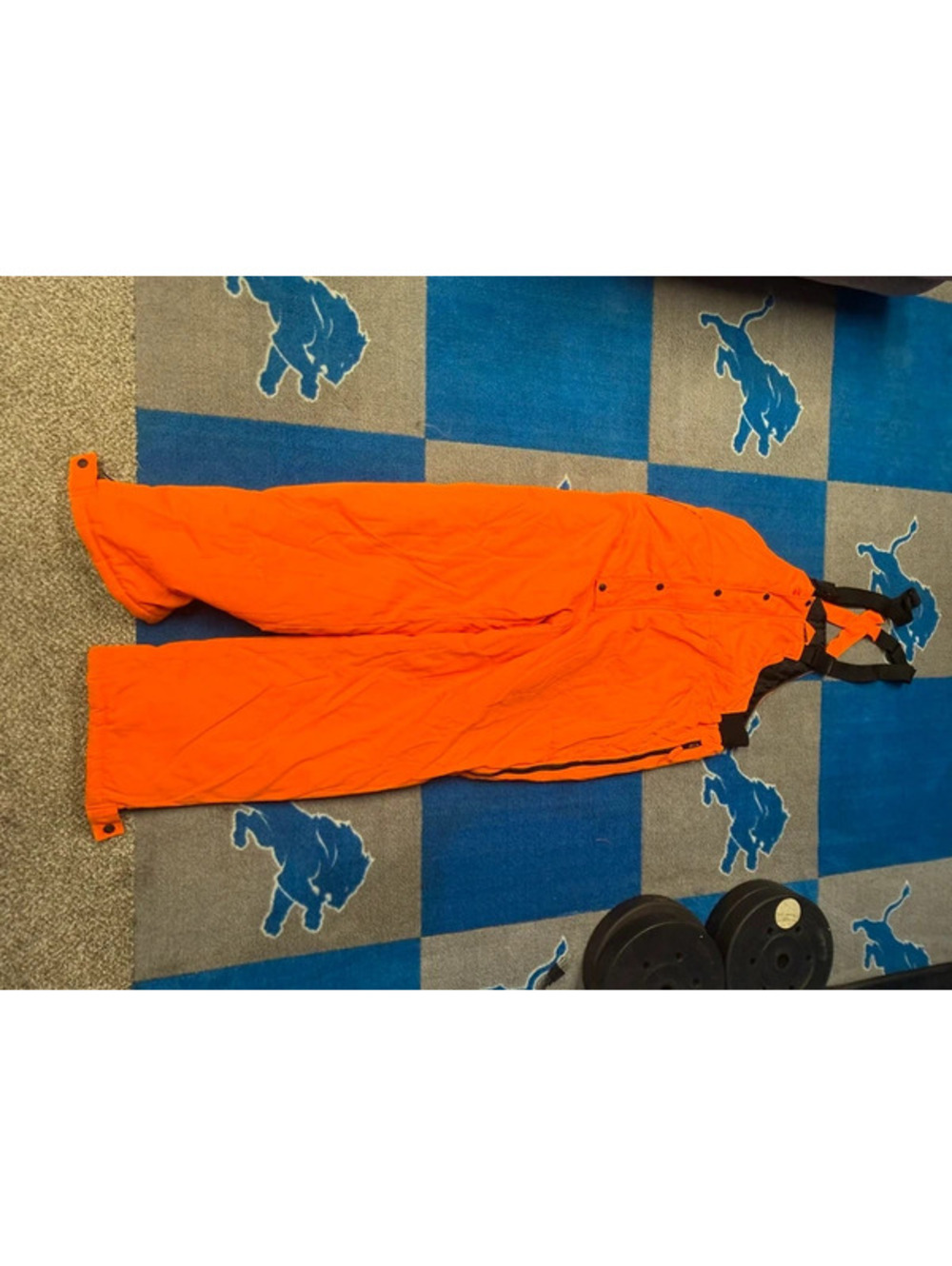 HFC Equipment Blaze Orange Insulated Hunting Bibs Overalls Size XL
